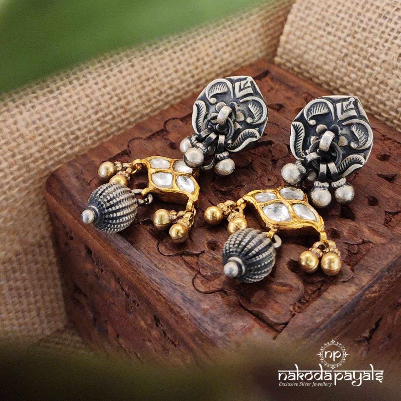 Dark Tribal Combination Earrings (Dt1199)