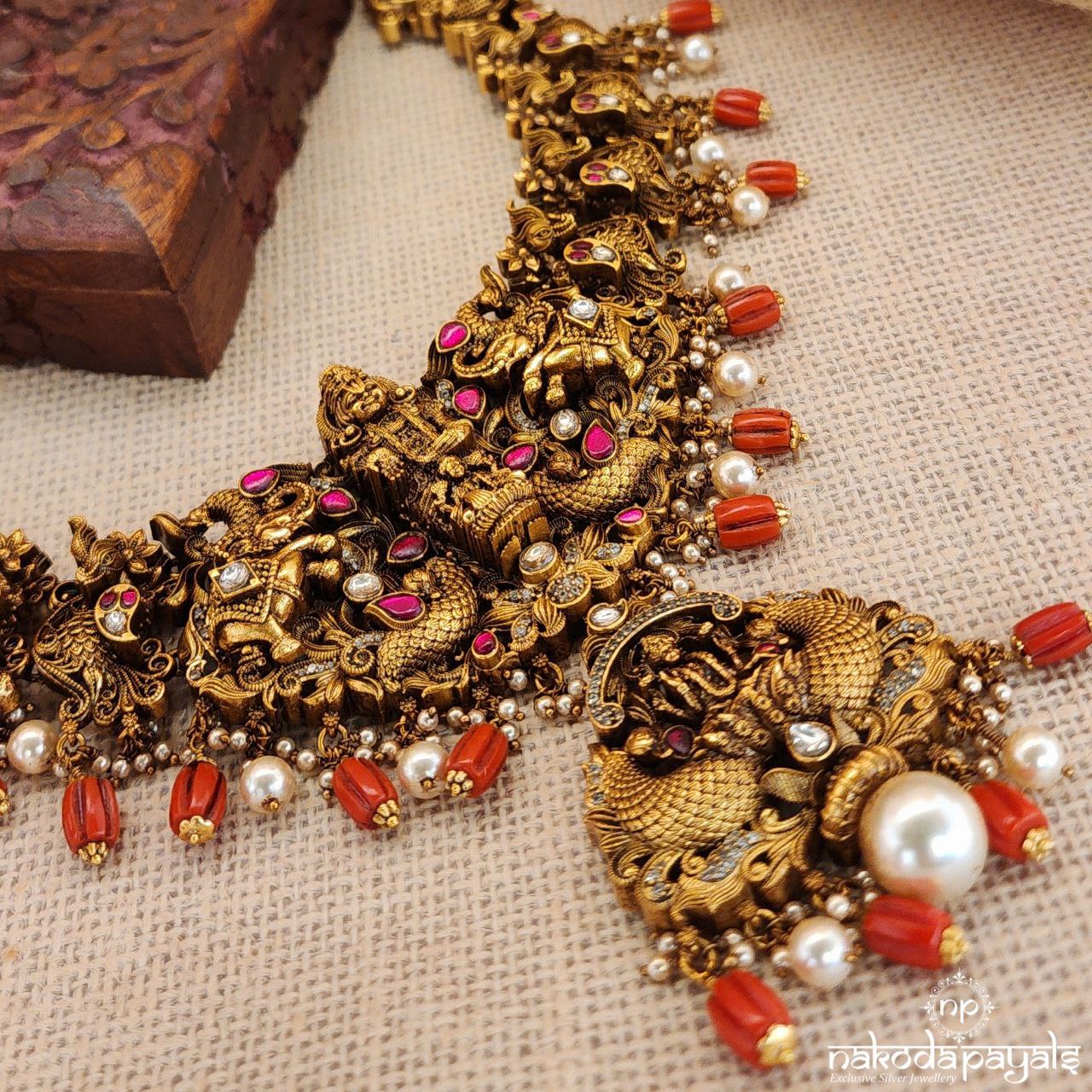 Intense & Intricate Venkateshwara Neckpiece (Gn7525)