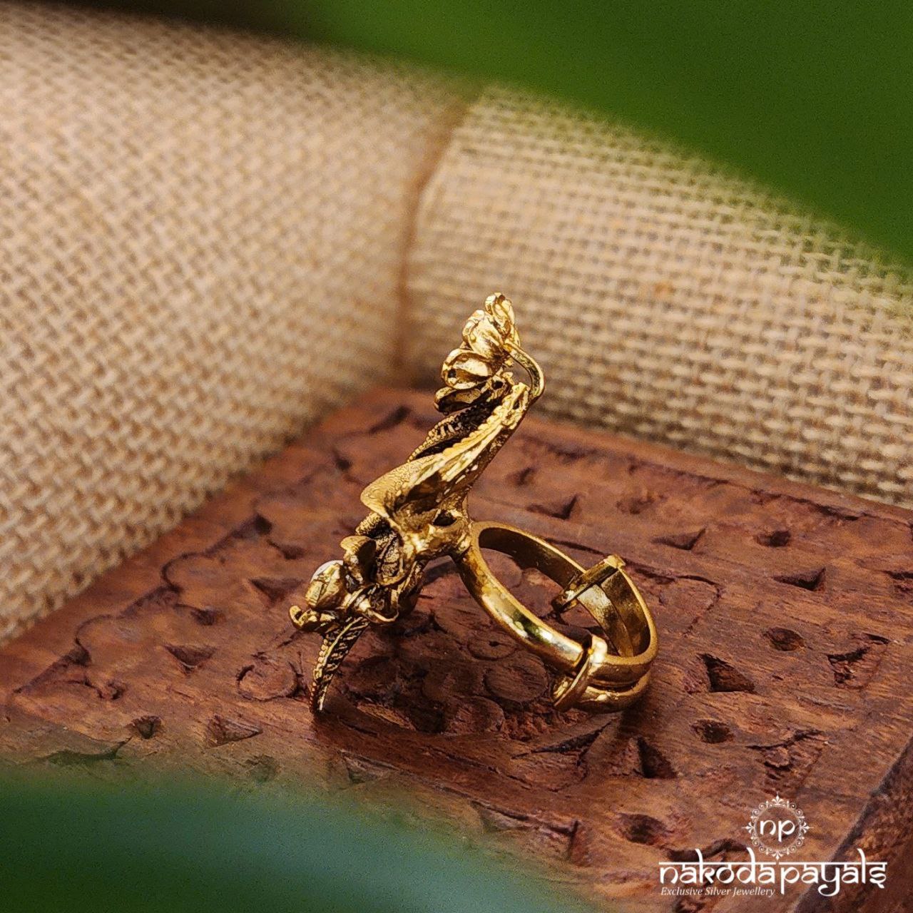 Matt Leafy Bouquet Ring (F2444)