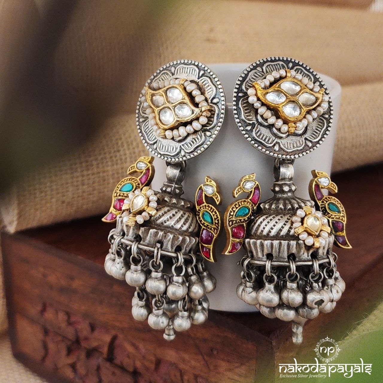 Double Tribal Jhumka (C8127)