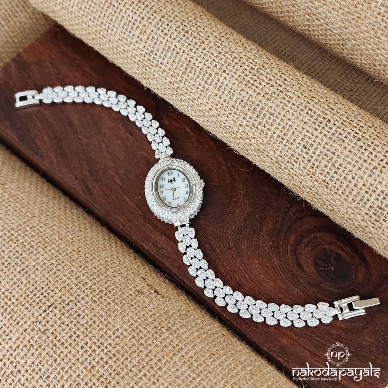 Oval Zircon Chaim Watch (W0174)