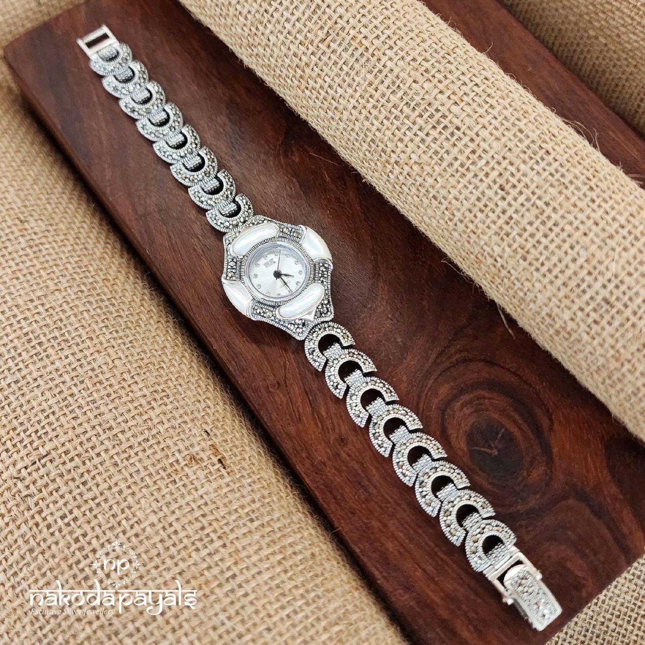 MOP Marcasite Watch (W0183)