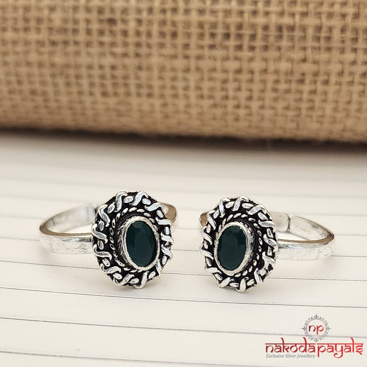 Antique Green Toerings (T4105)