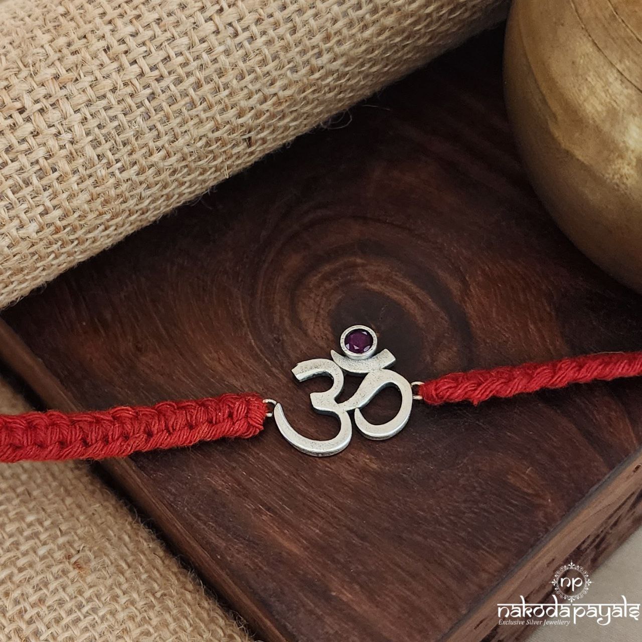 Om Red Thread Rakhi (R1610)