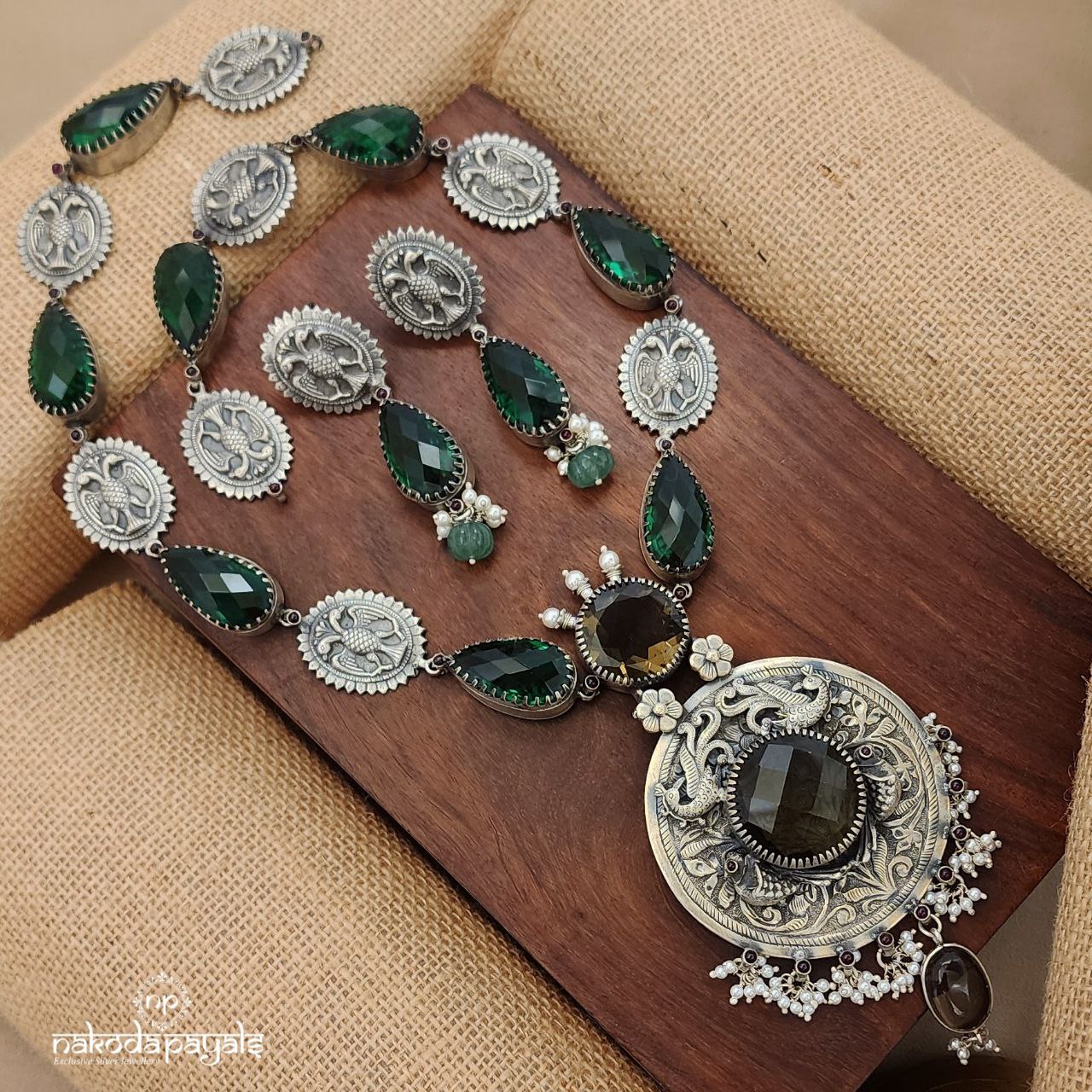 One_Of_The_Kind Neckpiece With Earrings(N10310)