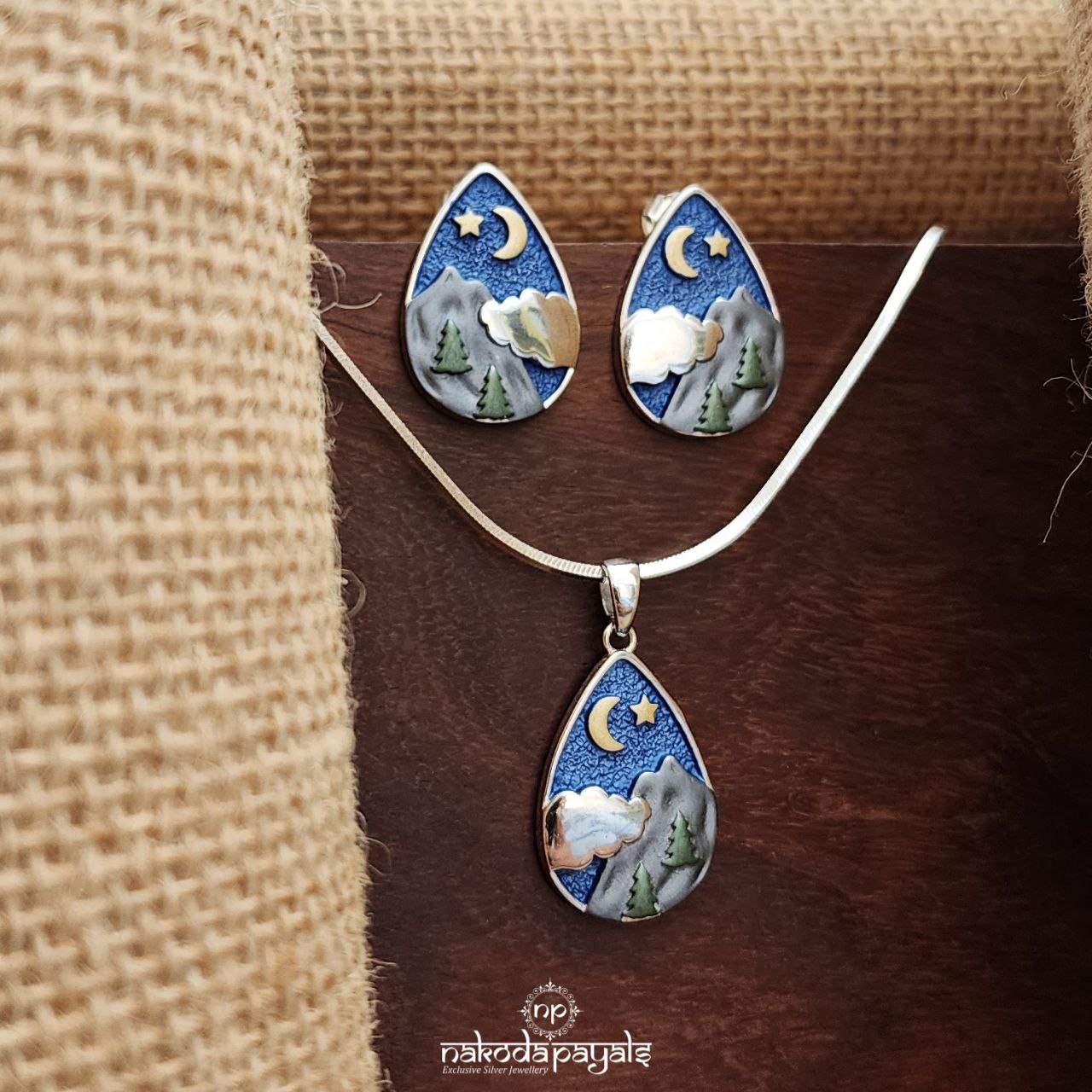 Nature Beauty Drop Pendant Set (St3499)