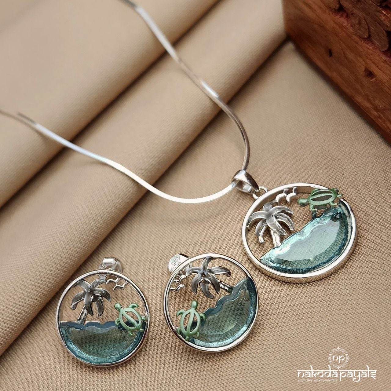 Sea Turtle Pendant Set(St3515)