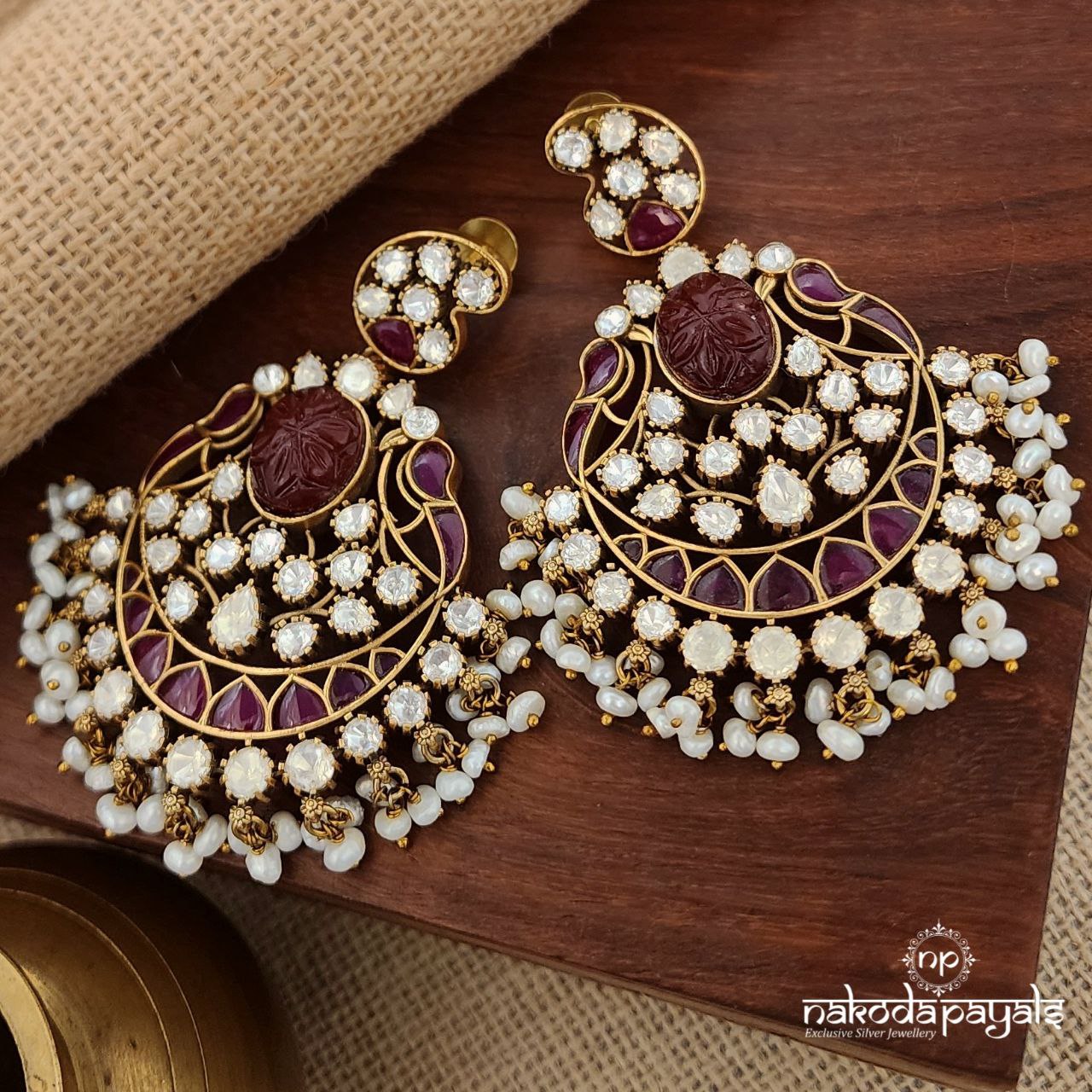 Mango Kemp Chandbali(Ge9301)