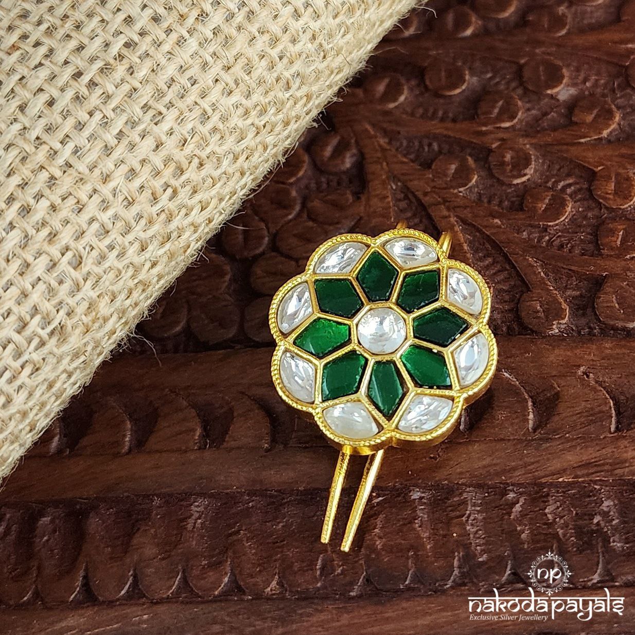 Green Kundan Juda Pin (Esa222)