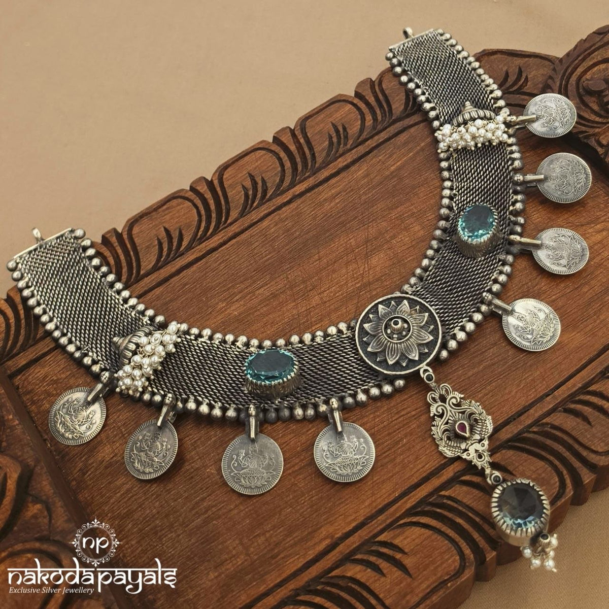 Aqua Drop Neckpiece (N12207)