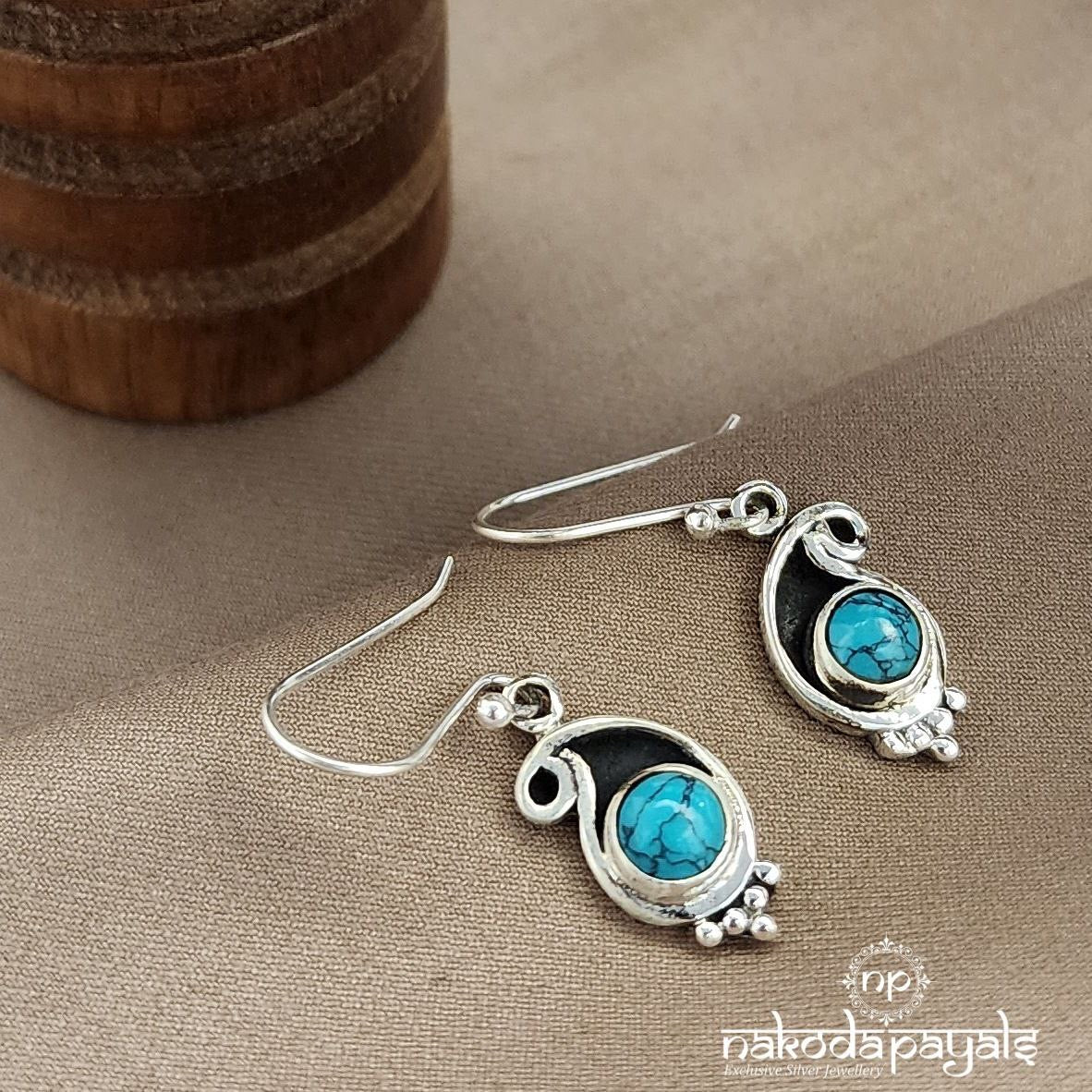 Royal Turquoise Earrings (H2154)