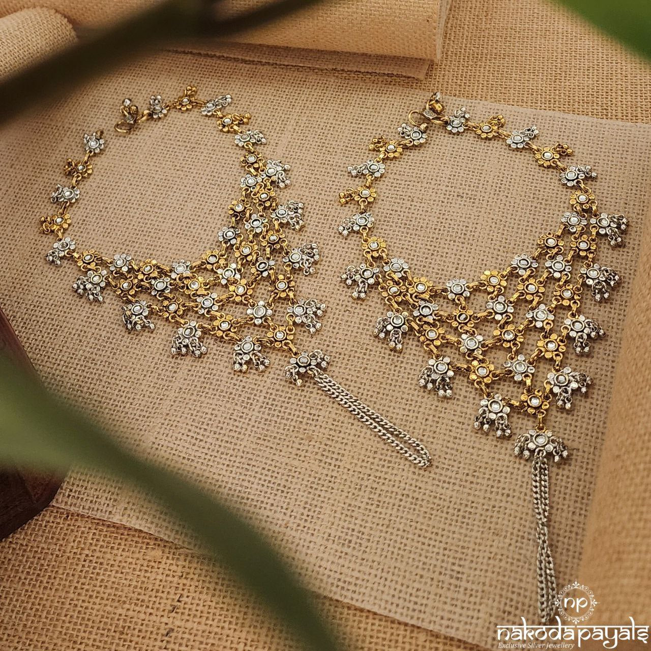 Floral Dual Tone Pag Phool (A5844)