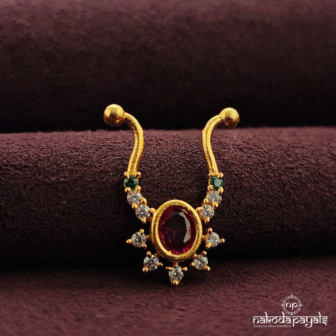 Pink Oval Septum Ring (Np784)