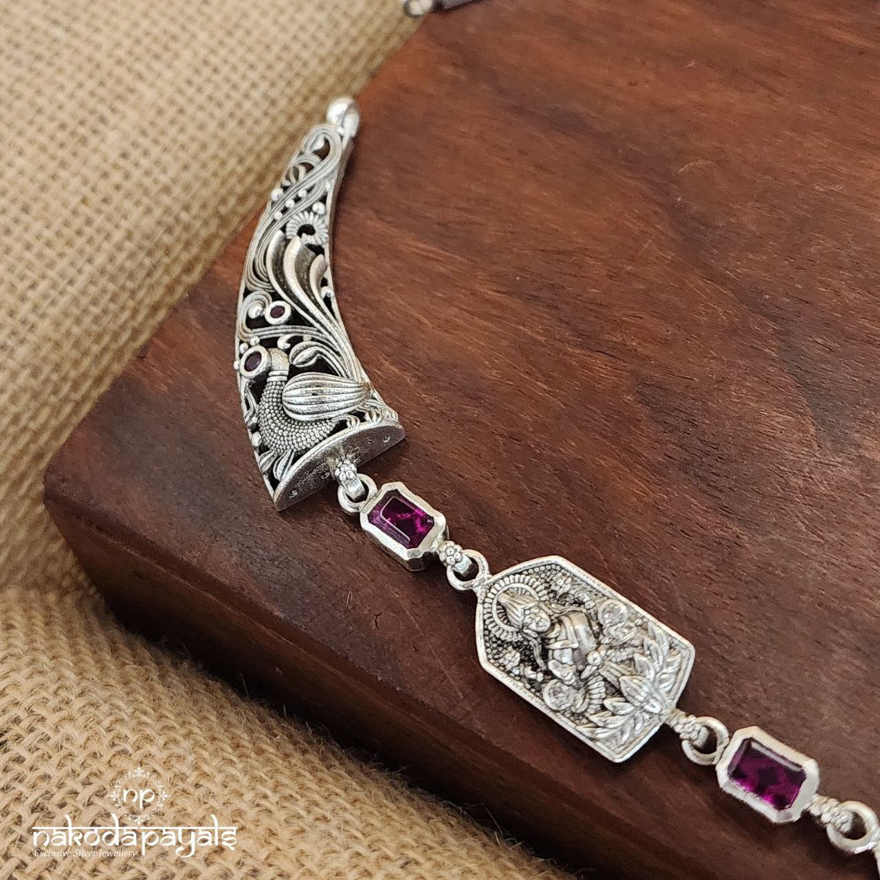 Blush Of Grace Pearl Drops Neckpiece (N10145)