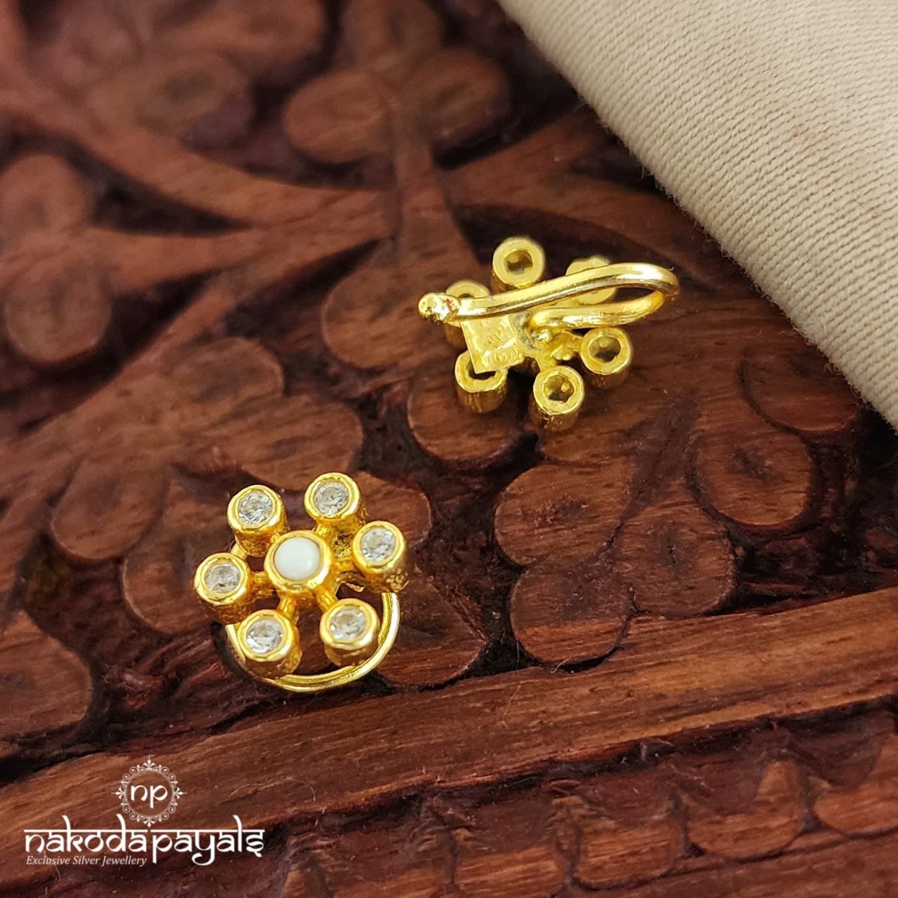 Pearl Flower Nosepin (NP0521)