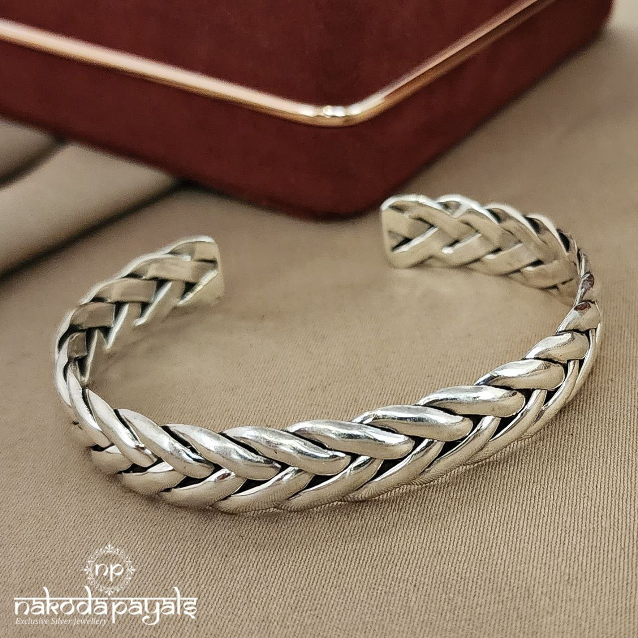 Braided Men's Cuff Kada (MC0635)