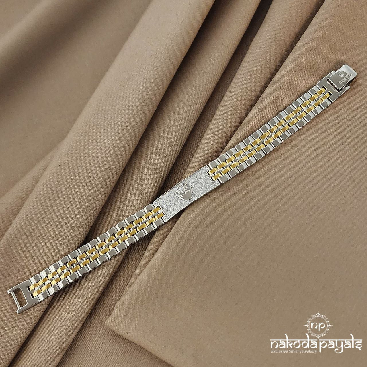 Impressive Dual Tone Bracelet (MC0693)