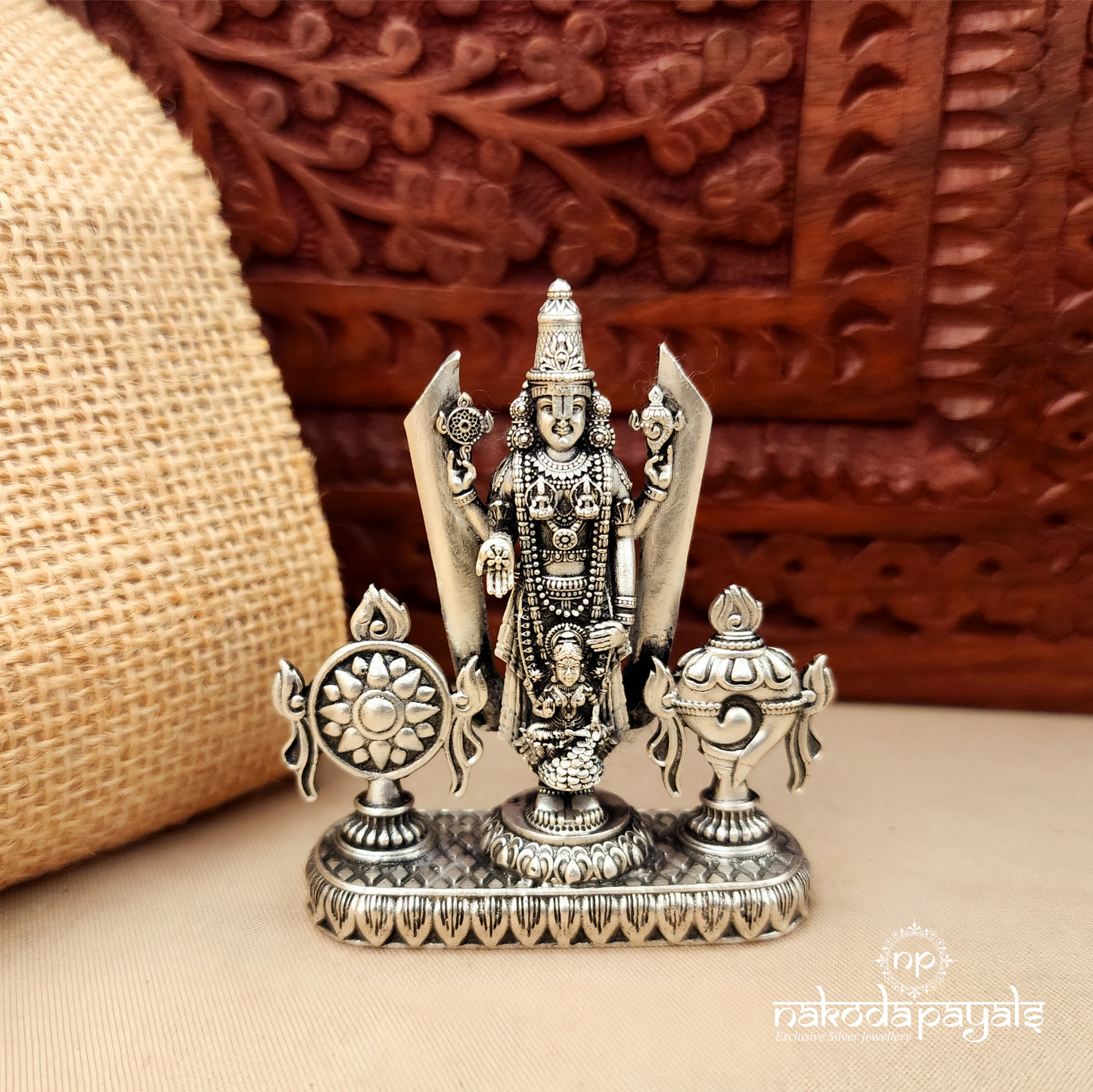 Solid Venkateshwara Swamy Idol (Aa2620)