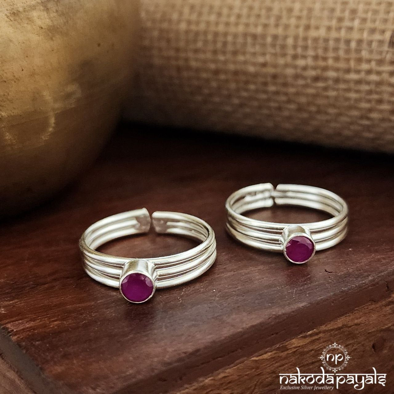 Pink Dot Toerings (T4525)