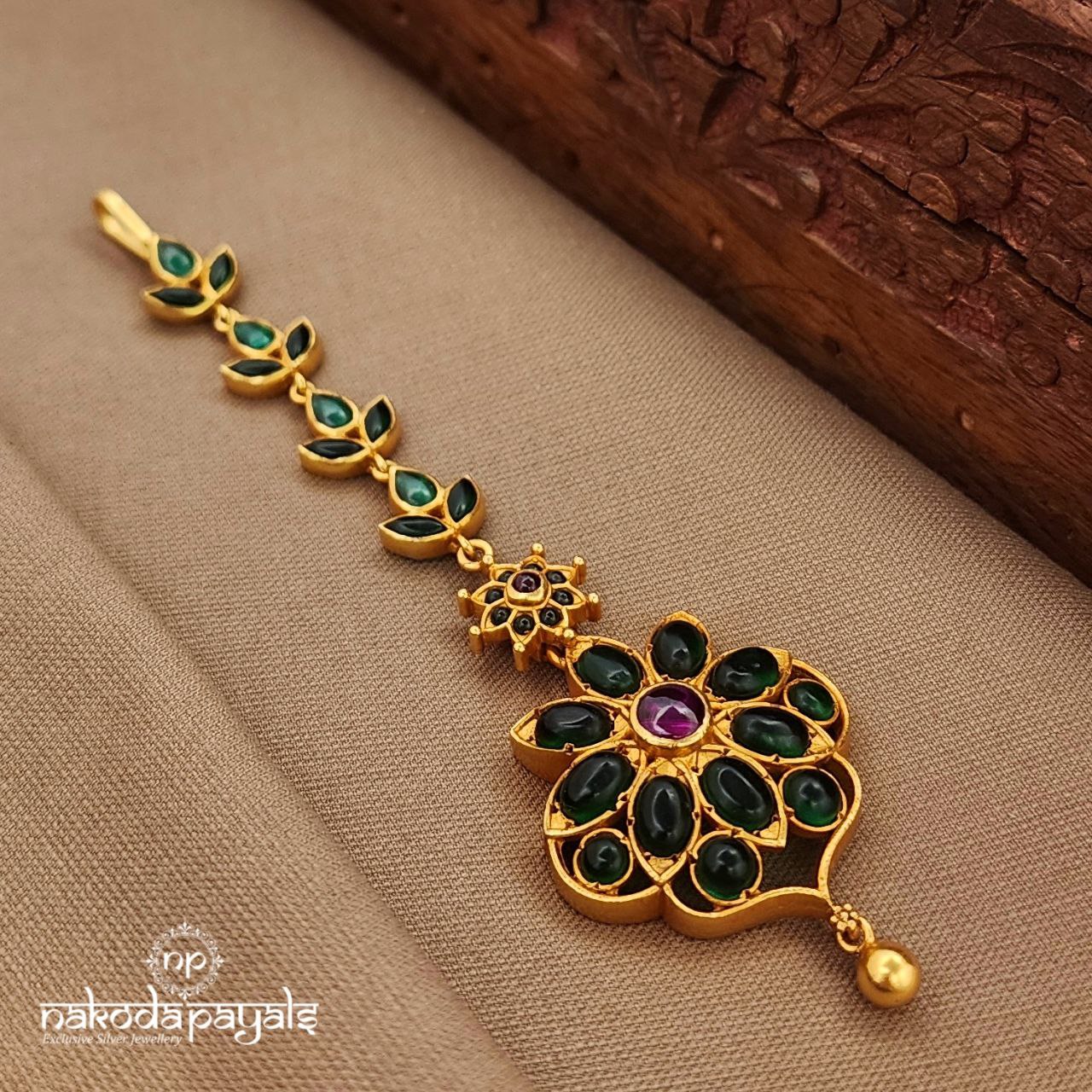 Greenish Maang Tikka (Gm1095)