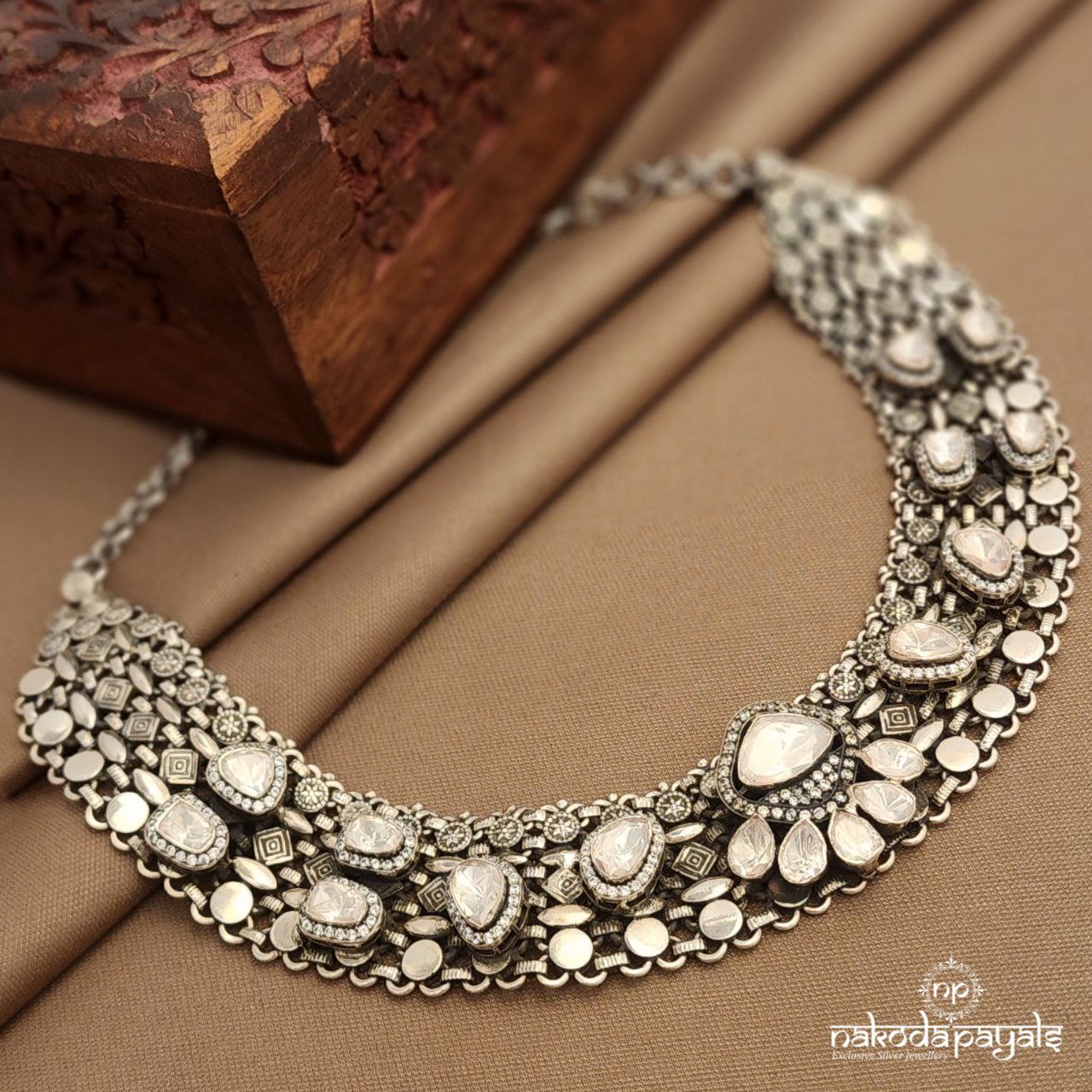 Moissanite CZ Neckpiece (N11338)