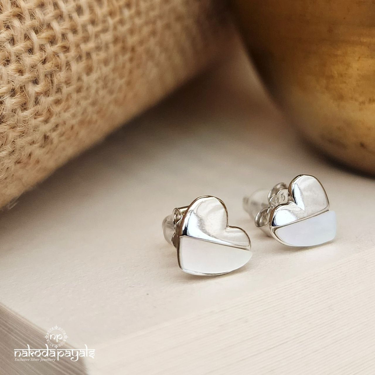 Sweetheart MOP Earrings (St2940)