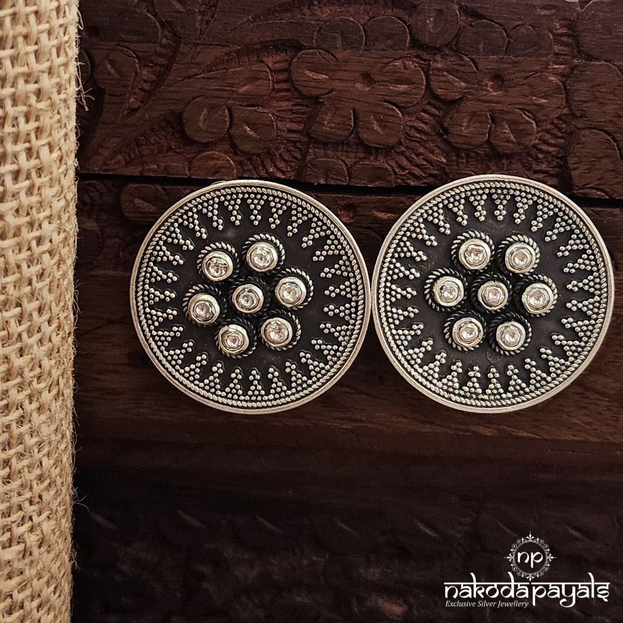 Amazing Circular Floral Studs (S3650)