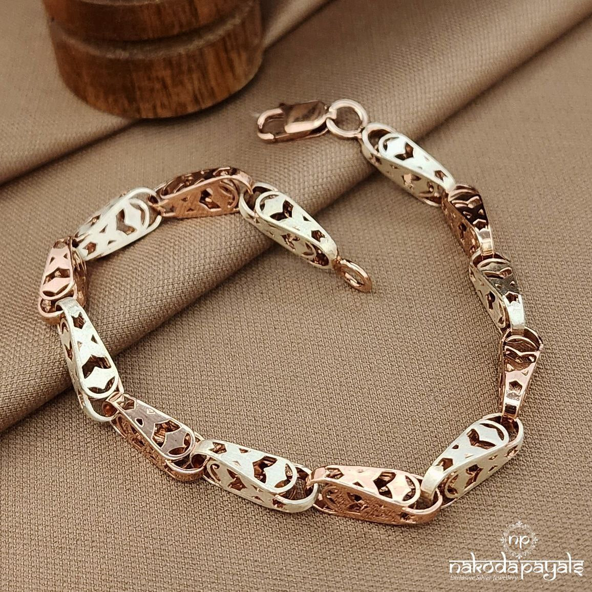 Unique Linked Men's Bracelet (Mc1079)