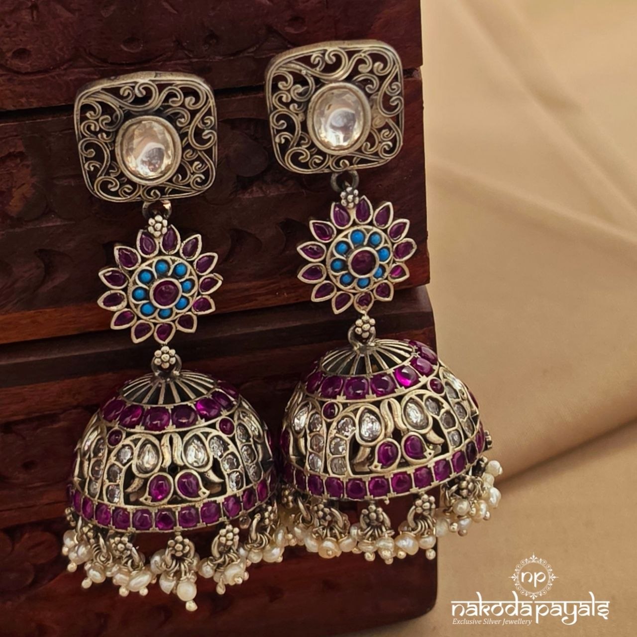 Pearled Drops Jhumka (J1645)