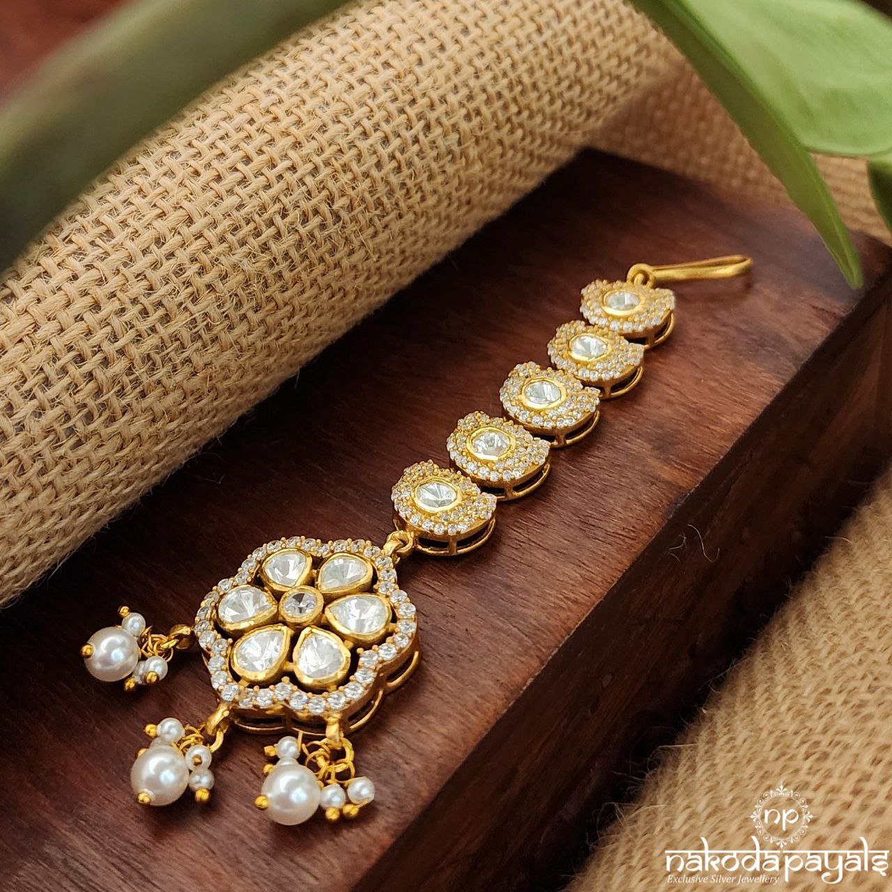 Gorgeous Moissanite Maang Tika (Gm0893)