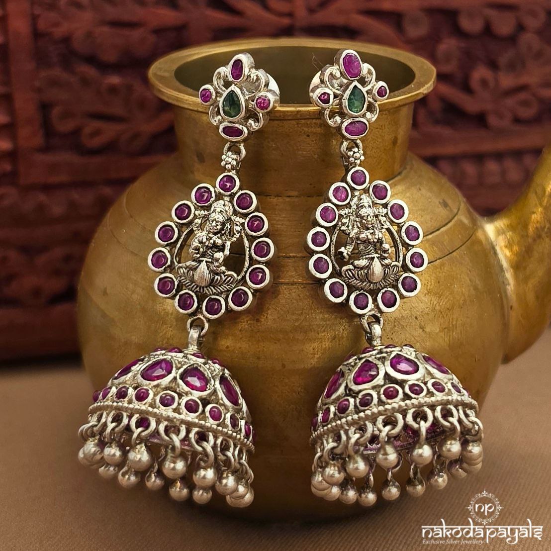 Lakshmi Blessings Jhumka (J1577)