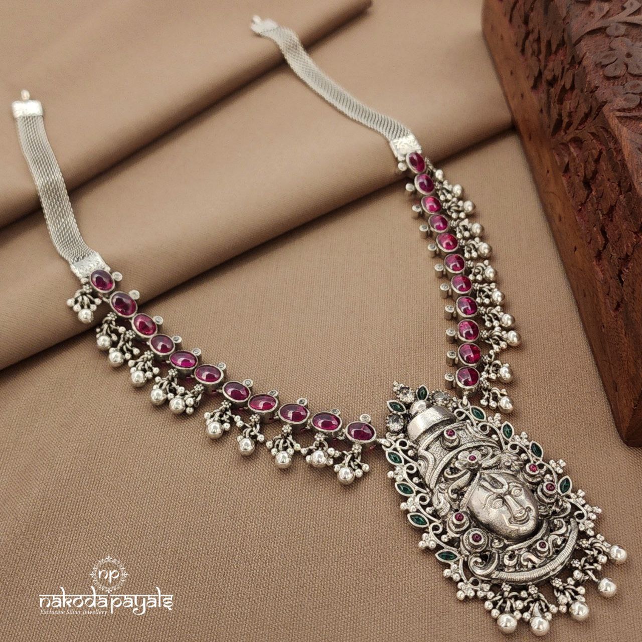 Venkatraman Pink Neckpiece (N11466)