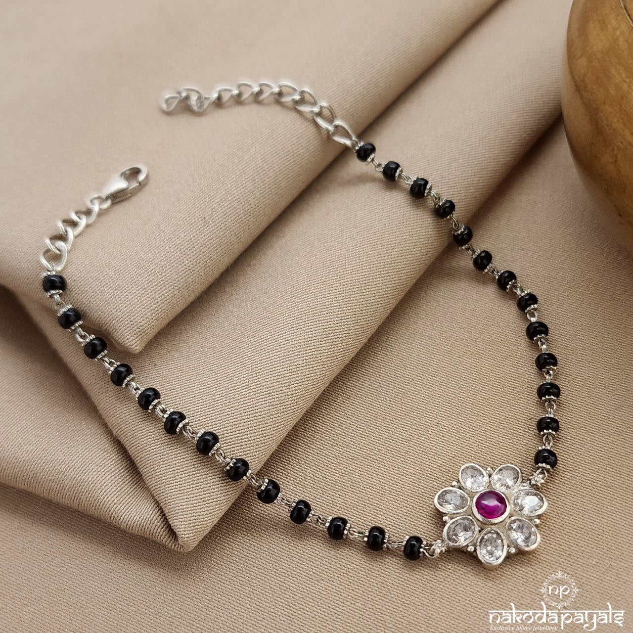 Pink Flower Bracelet (Br1670)