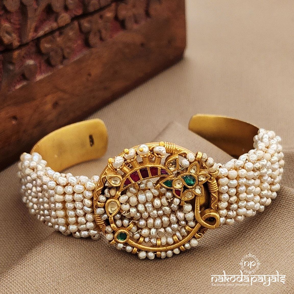 Pearled Kundan Kada (Gk3241)