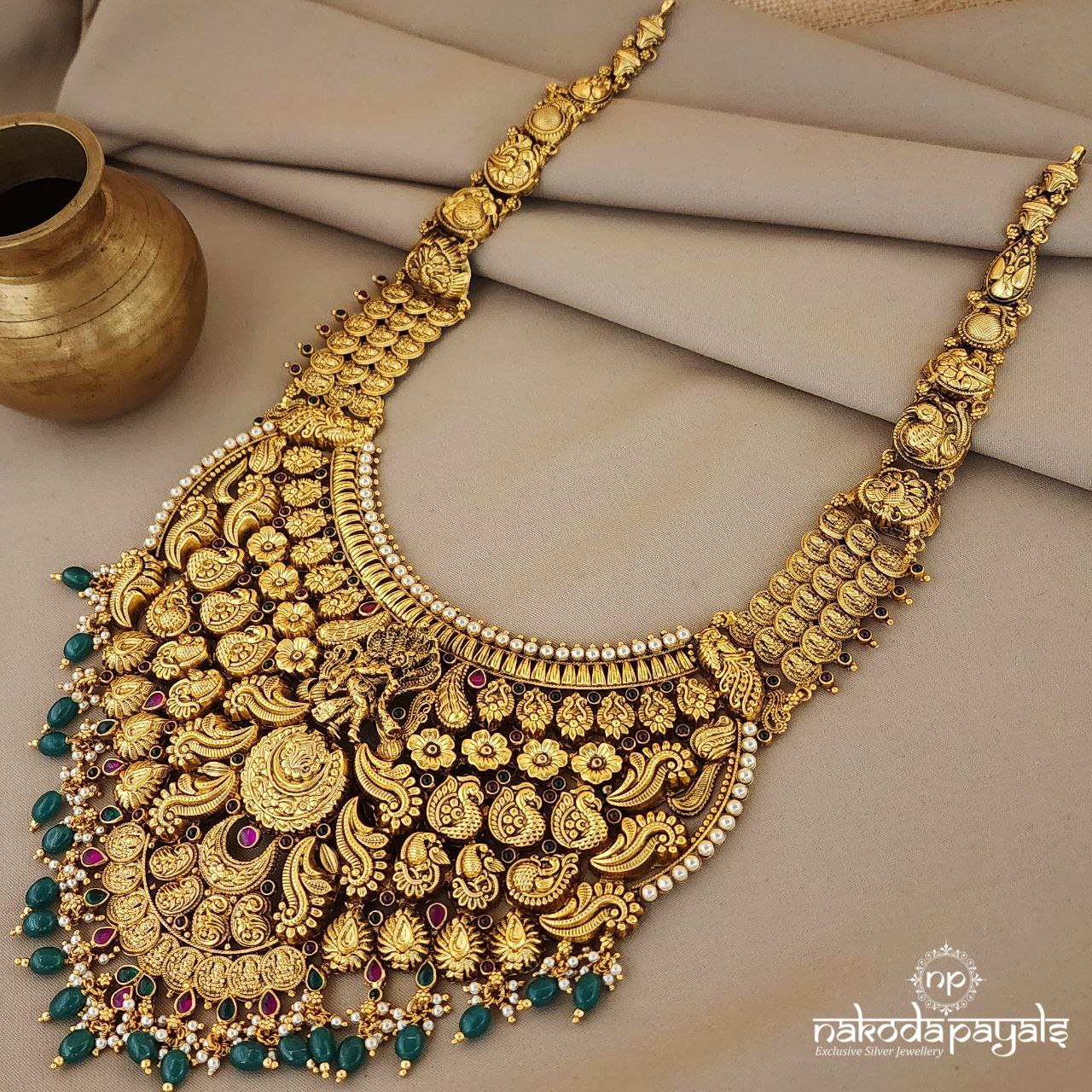 Grand Coined Braidal Neckpiece (Gn8546)