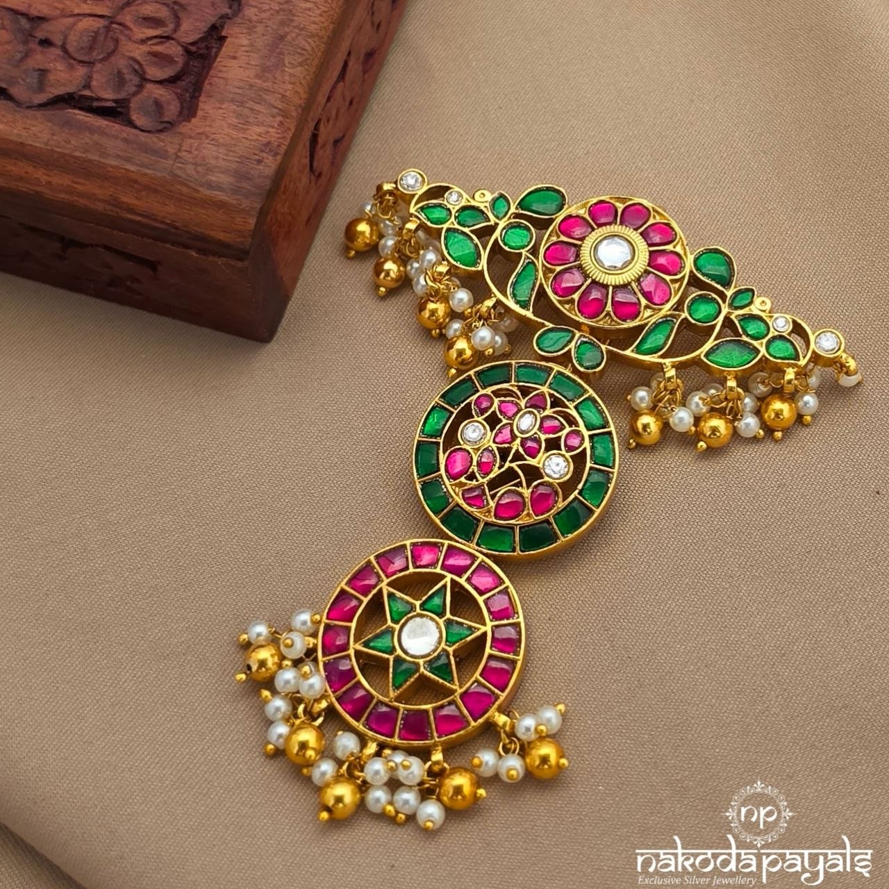 Exquisite Kundan Hair Accessories (Ha0133)