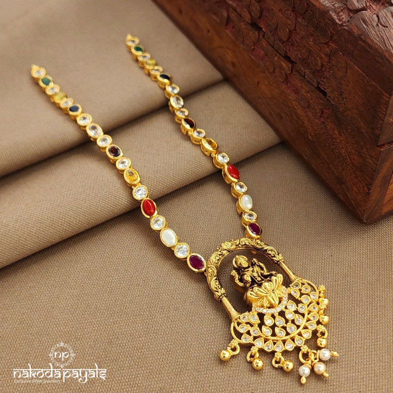 Maha Lakshmi Navaratna Neckpiece (Gn9928)