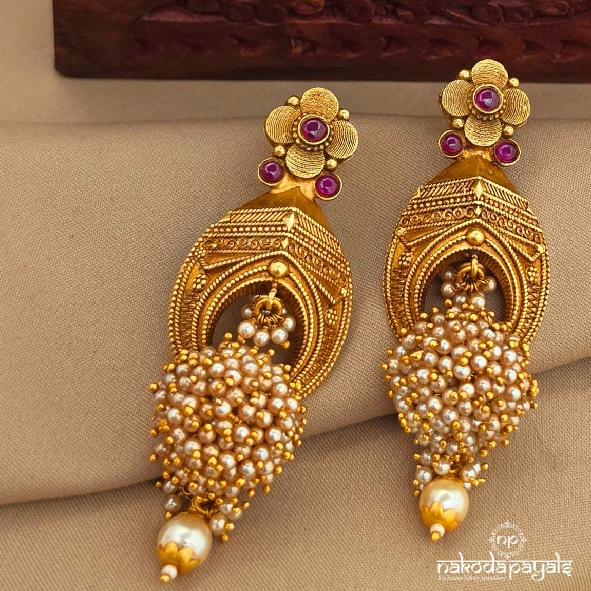 Floral Belli Moda Earrings (Ge11218)