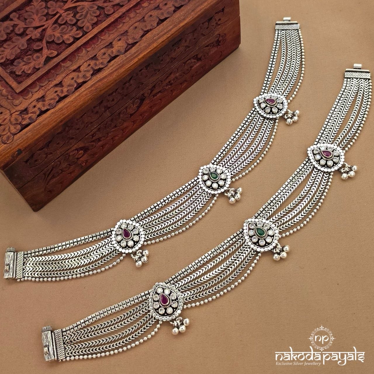 Exquisite Kemp Drop Anklets (A7072)