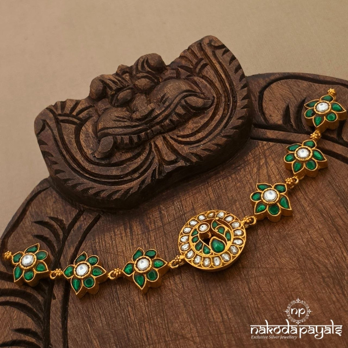 Green Kundan Choker (Gn11037)