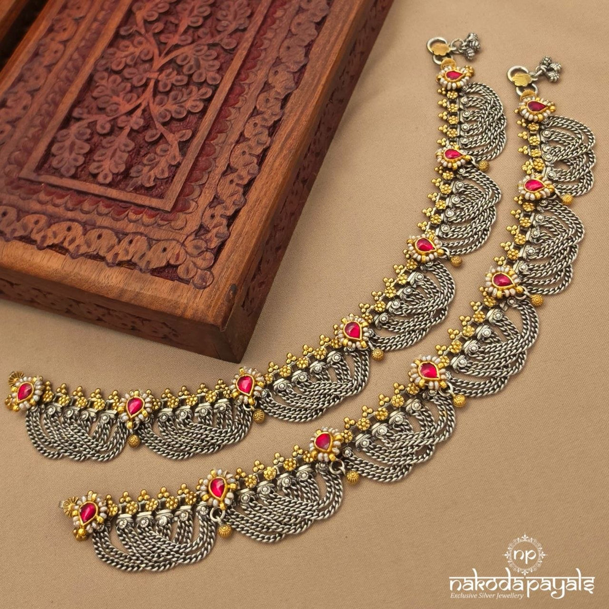 Majestic Dual Tone Anklet (A7107)