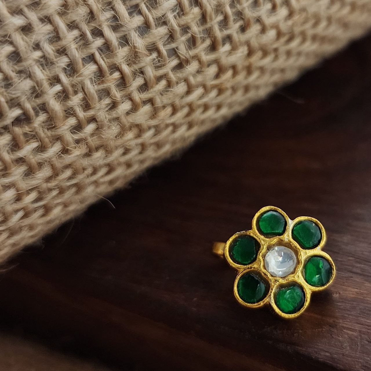 Kundan Clipon Nosepin (Np707)