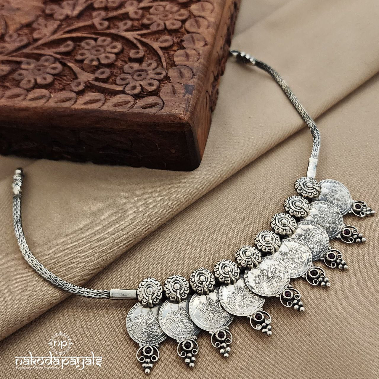 Maha Lakshmi Coined Neckpiece (N10921)