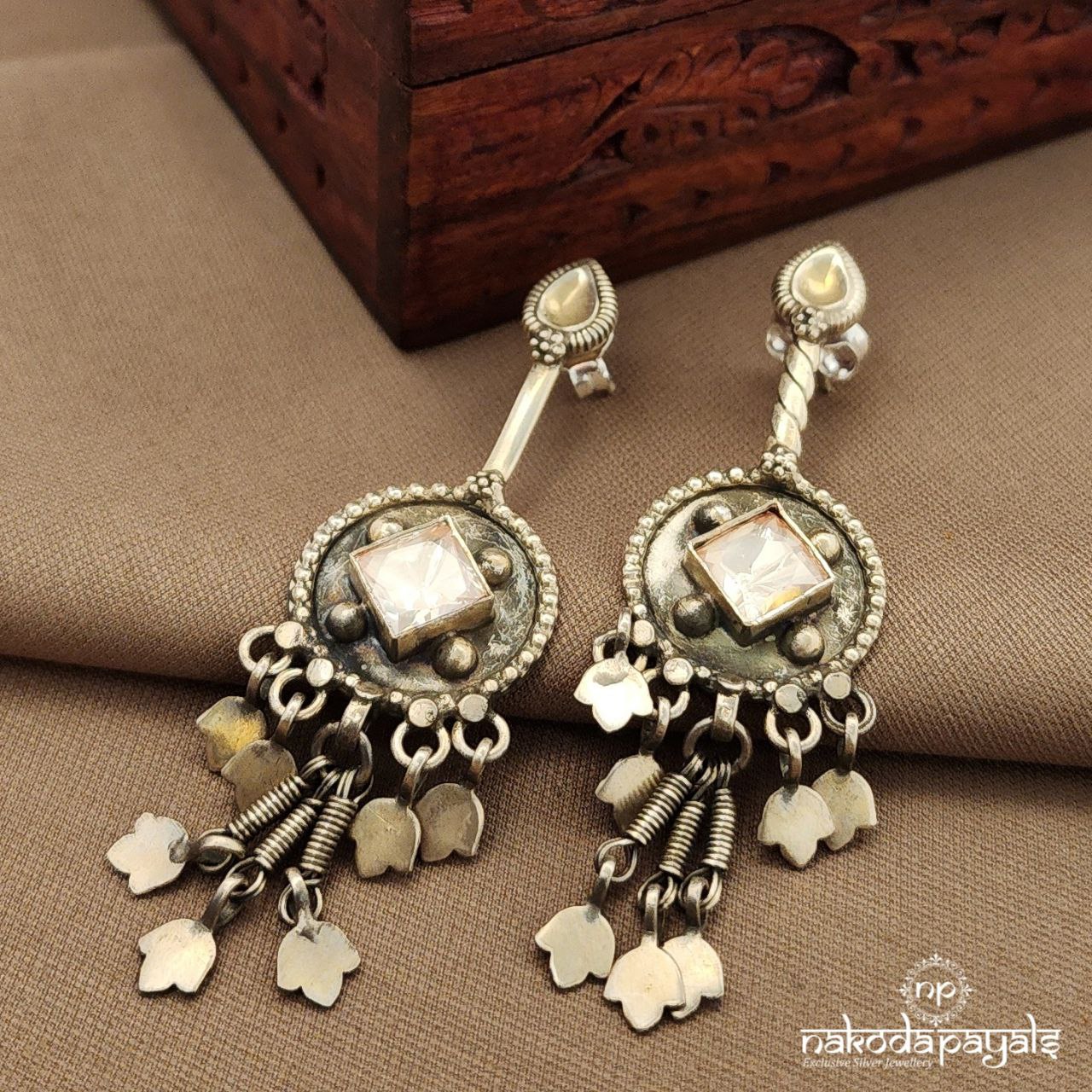 Dangling Moissanite Earrings (C3893)