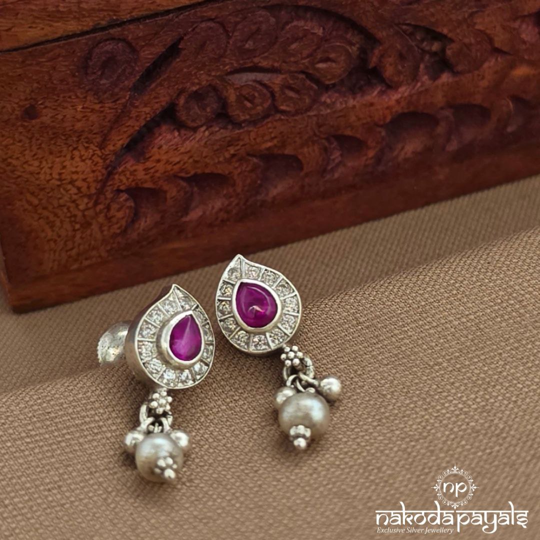 Pink Drop Studs (S9607)