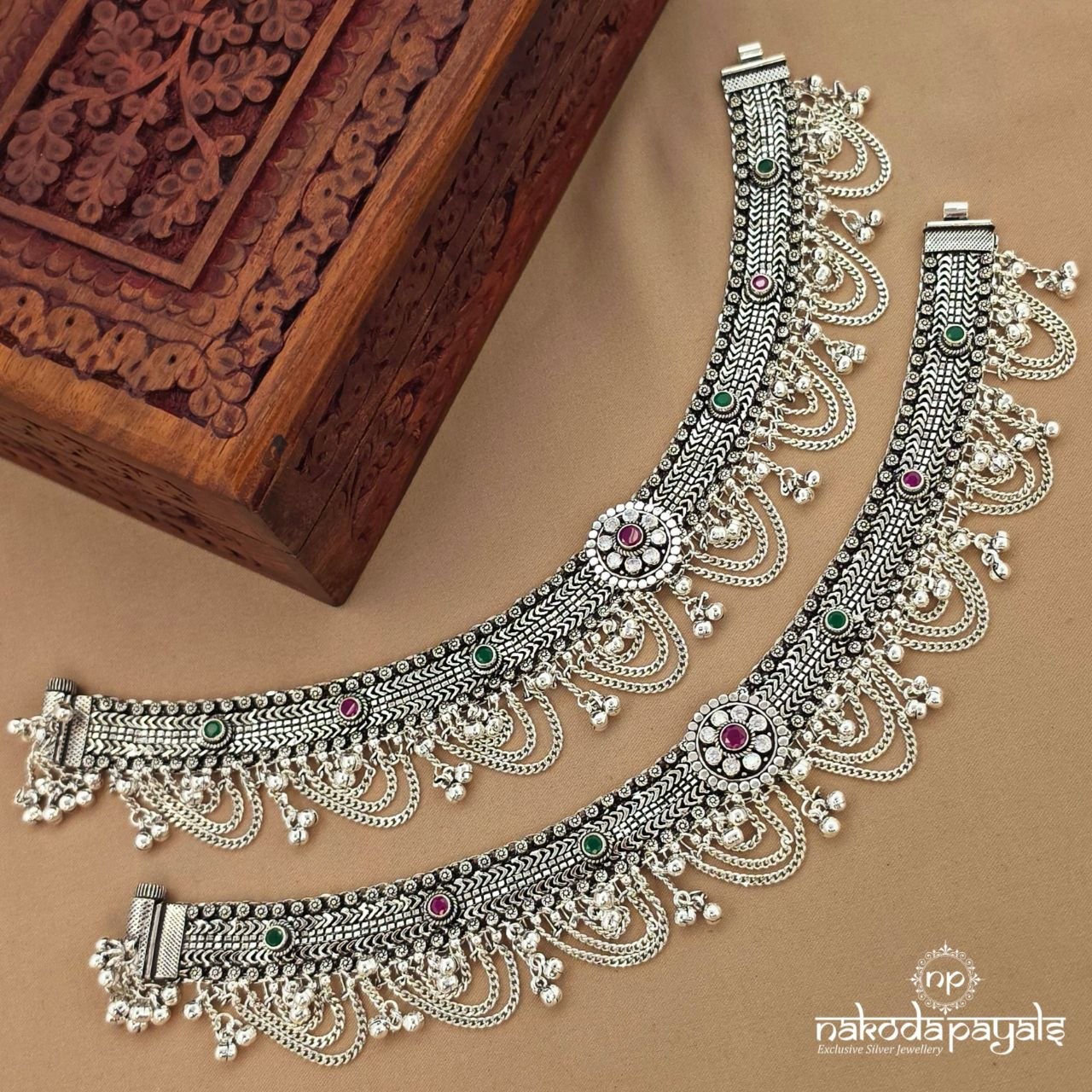 Exclusive Kemp Floral Anklets (A7063)