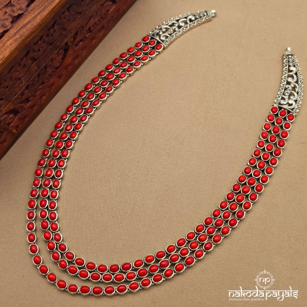 Exemplary Coral Neckpiece (N12106)
