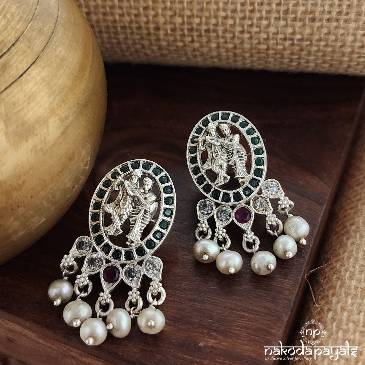 Green Radhakrishnan Studs (S3453)