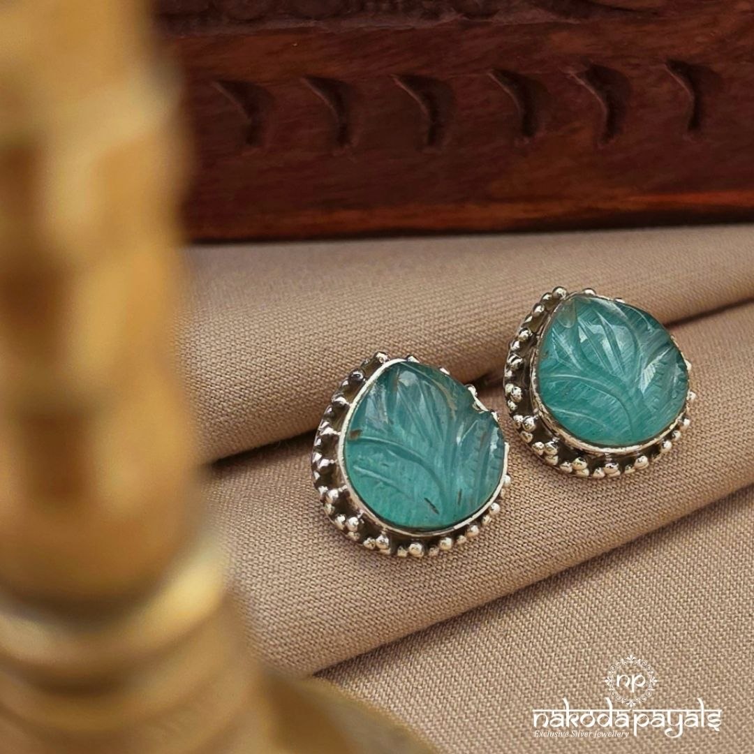 Unique Aqua Studs(S4089)