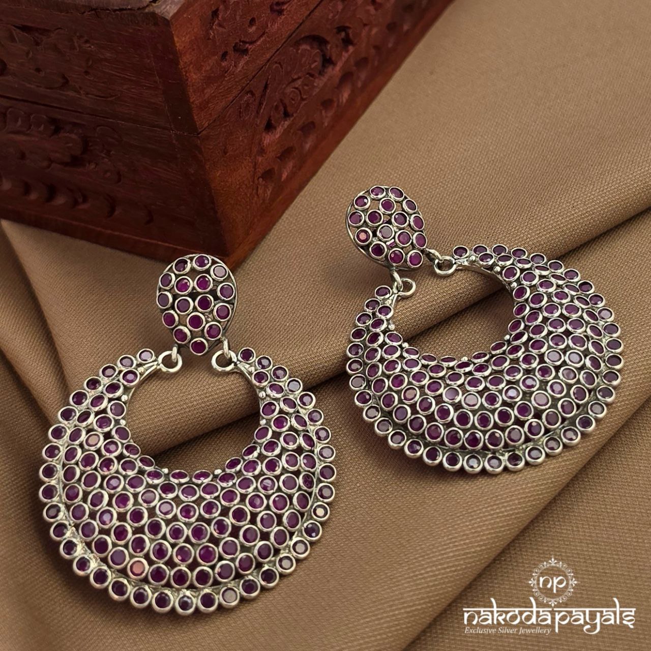Dotted Pinkish Earrings (C3929)
